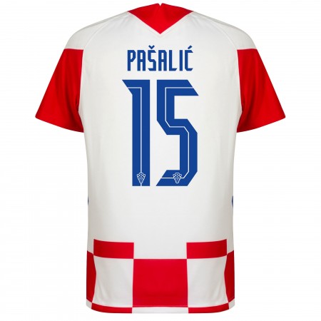Fußballtrikots Kroatien Mario Pasalic 15 Heim Trikotsatz EURO 2020 Fußballtrikots Kroatien Mario Pasalic 15 Heim Trikotsatz EURO 2020